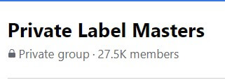 private label masters facebook community is 27,000 members strong