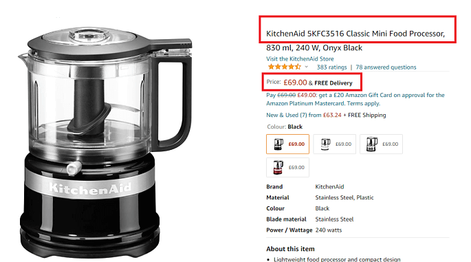 Food Processor on Amazon Food Processor on Amazon