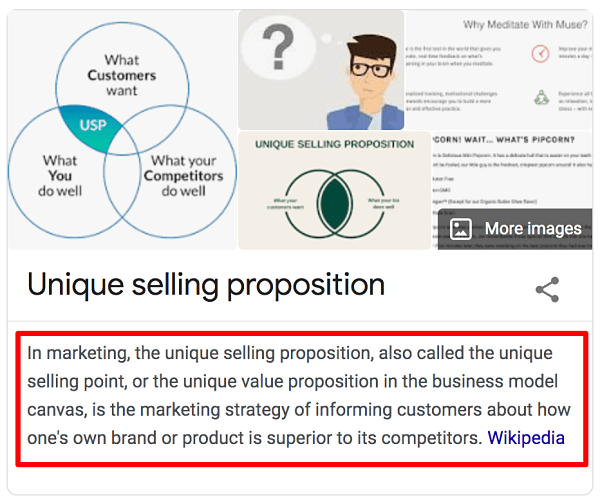 Start a Cookie Company USP Definition
