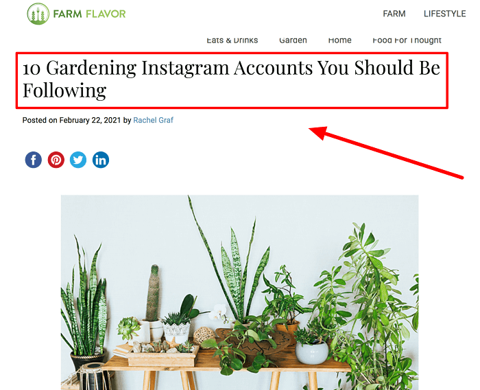Start a Gardening Business Farm Flavor Instagram Article