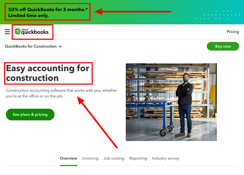 Start a Handyman Business Construction Bookkeeping Software Quickbooks