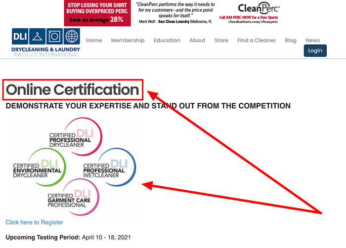 Start a Laundromat Business Dry Cleaning Certification