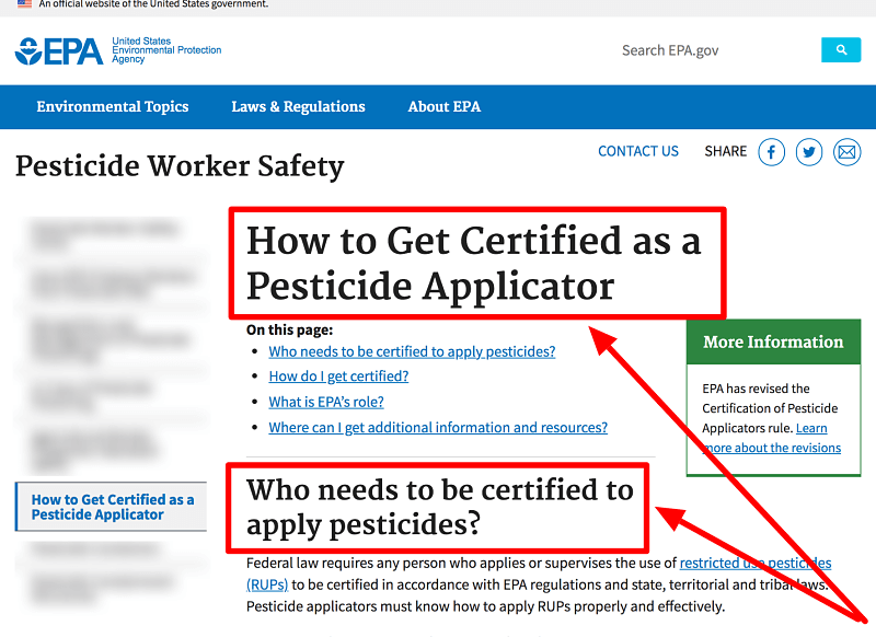 Start a Lawn Care Business EPA Pesticide Certification