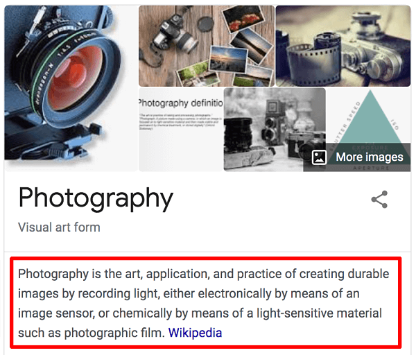 Start a Photography Business Definition